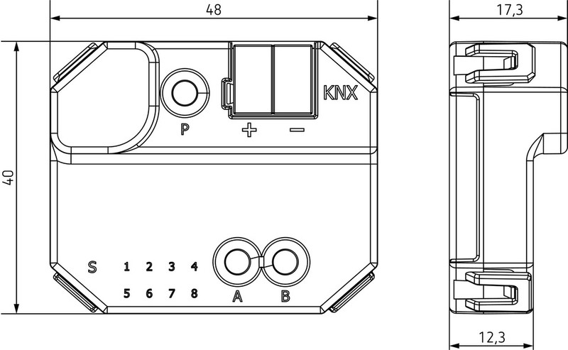 theben Media coupler tp-rf knx
