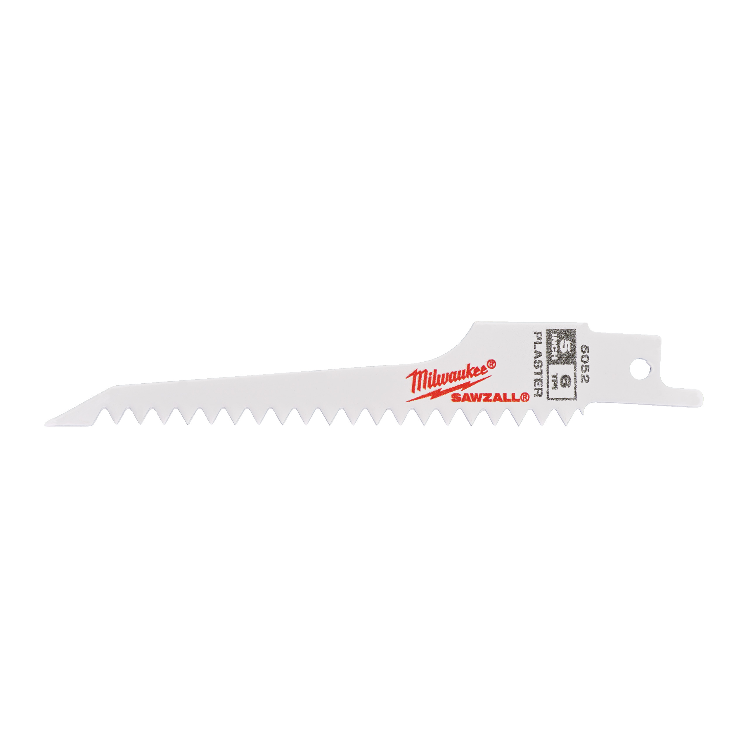 RECIP SAW BLADE MILWAUKEE SZ PLASTER 125X6T 5PC