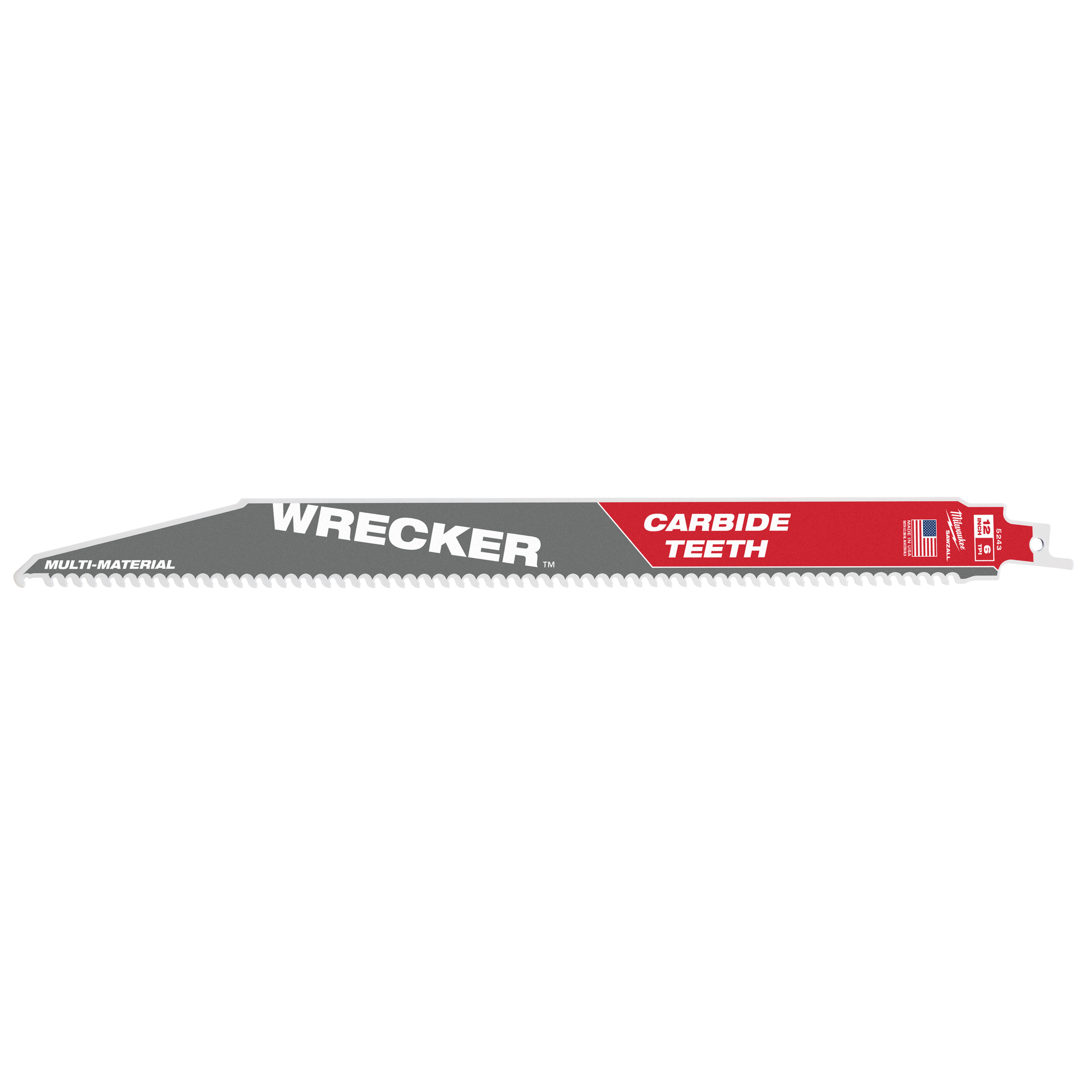 RECIP SAW BLADE MILWAUKEE SZ WRECKER CARB 300X6