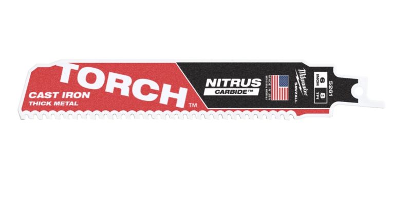 RECIP SAW BLADE MILWAUKEE SZ TORCH NITR 150X8