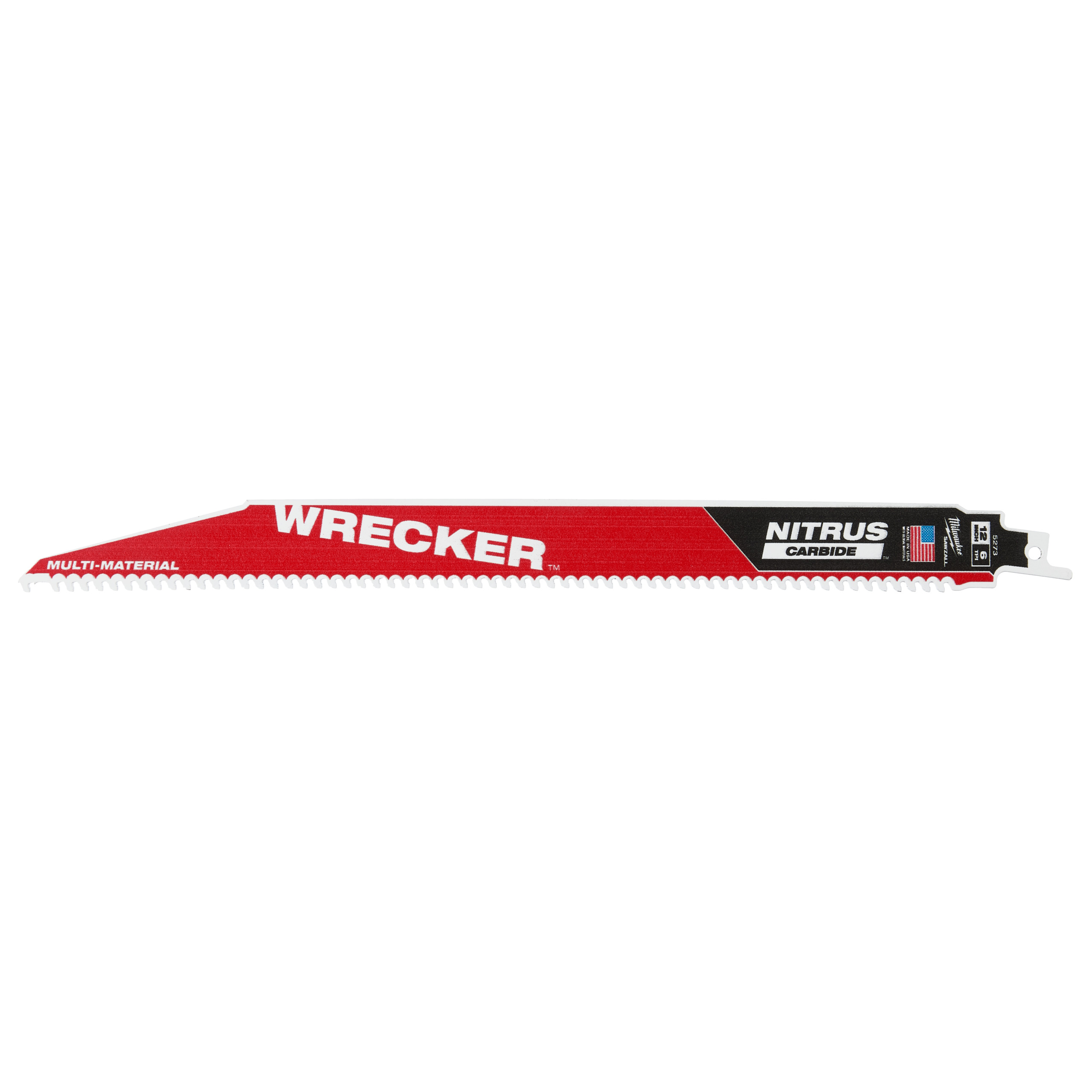 RECIP SAW BLADE MILWAUKEE SZ WRECKER NITR 300X6