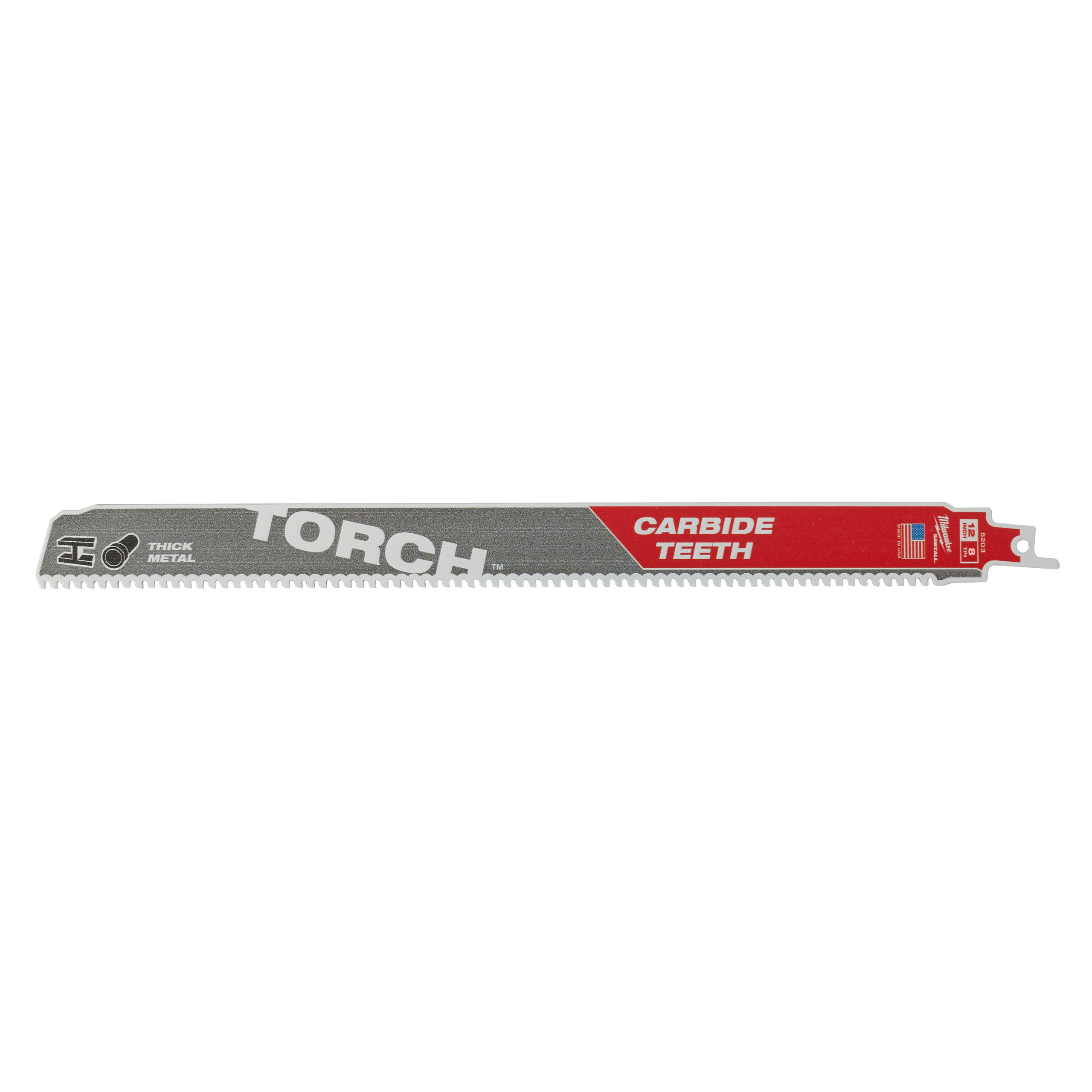 RECIP SAW BLADE MILWAUKEE SZ TORCH CARB 300X8 5PC