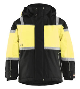 blåkläder Lasten talvitakki blåkläder 485819779933 musta/kelt c152