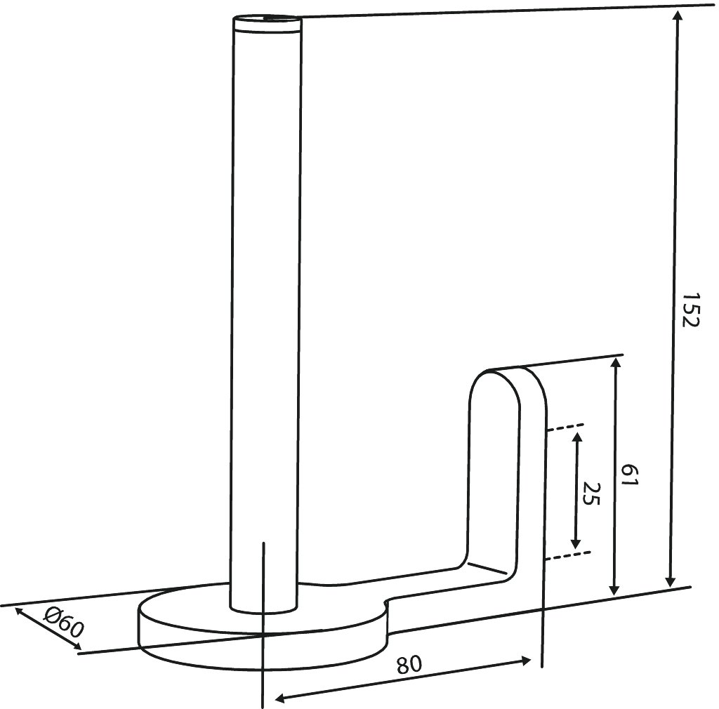 damixa Vara wc-paperiteline damixa 48737.0000 zen