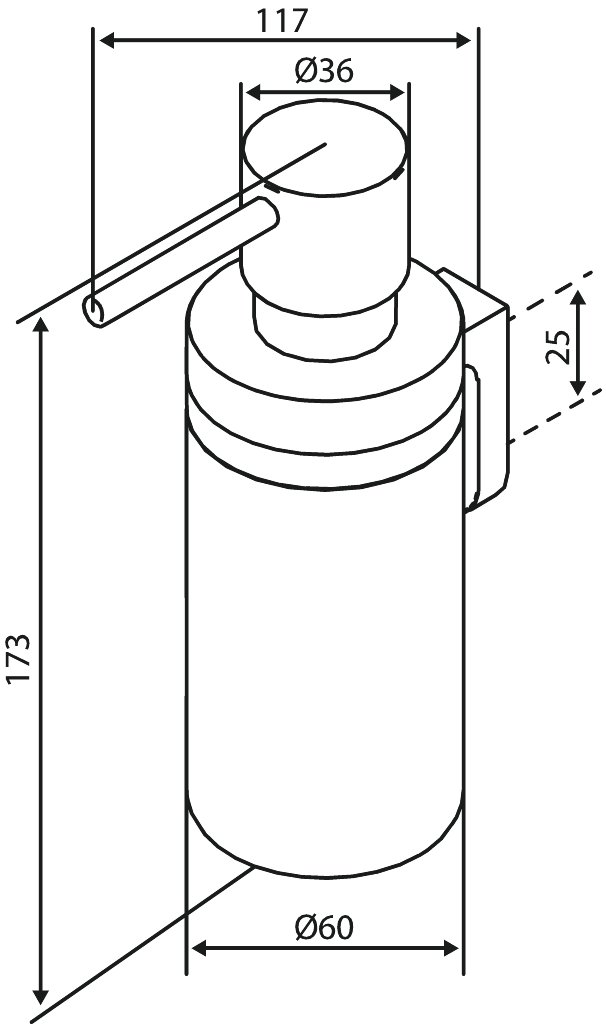 damixa Damixa soap dispenser 48738.4600 zen