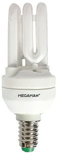 airam Energiansäästölamppu megaman liliput mini 11w e14 3000k