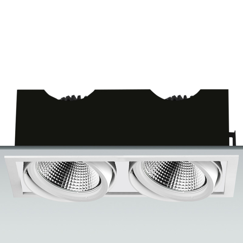 airam Downlight armatur oslo led 2x34w/830 27d vi