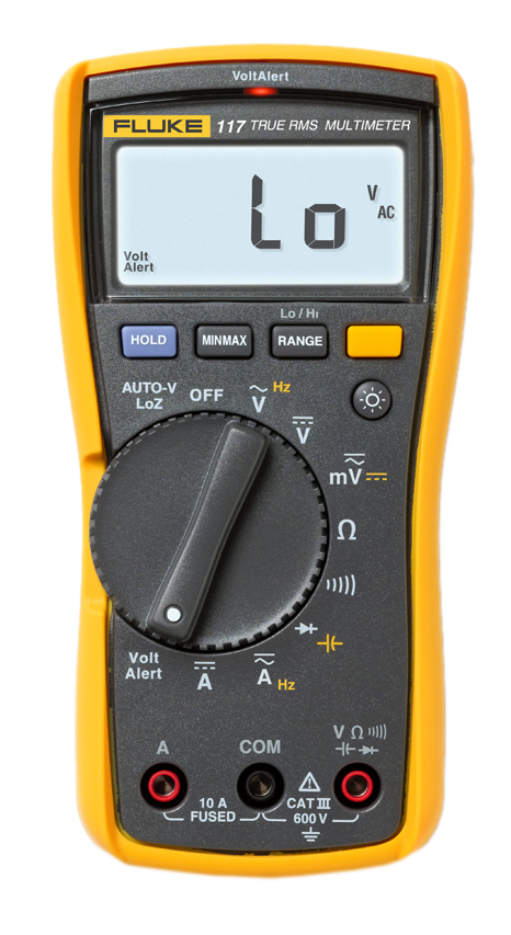 fluke Digitalt multimeter m/kontaktfri detekt.117 fluke