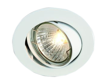 podium Downlight armatur bombay round white 1x50w