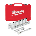 RATCHET&SOCKET 3/8" MILWAUKEE METRIC 32P