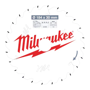 milwaukee Pyörösahanterä milwaukee p w 184x30x1,6x24atb