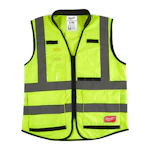 VARSELVÄST MILWAUKEE PREMIUM GUL L/XL
