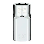 SOCKET MILWAUKEE 1/2in STANDARD 12mm