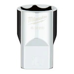 SOCKET MILWAUKEE 1/2in STANDARD 19mm