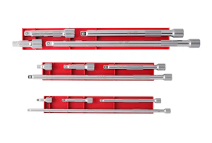 milwaukee Extension set milwaukee 1/4 drive 4p