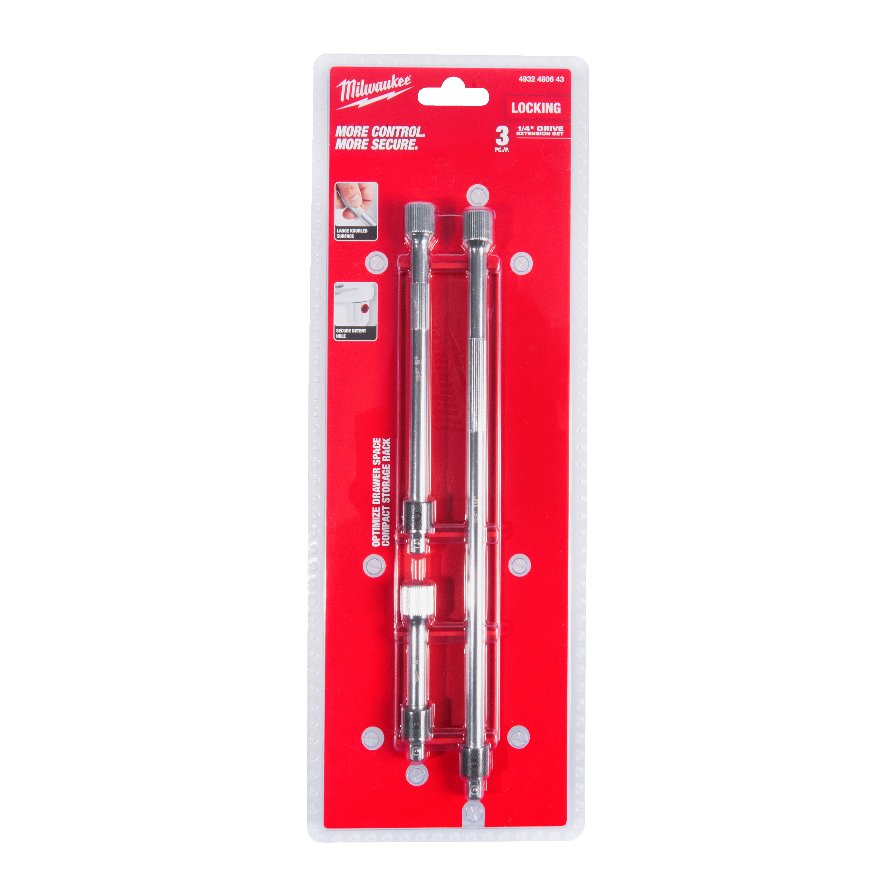 milwaukee Extension set milwaukee locking 1/4 set 3p
