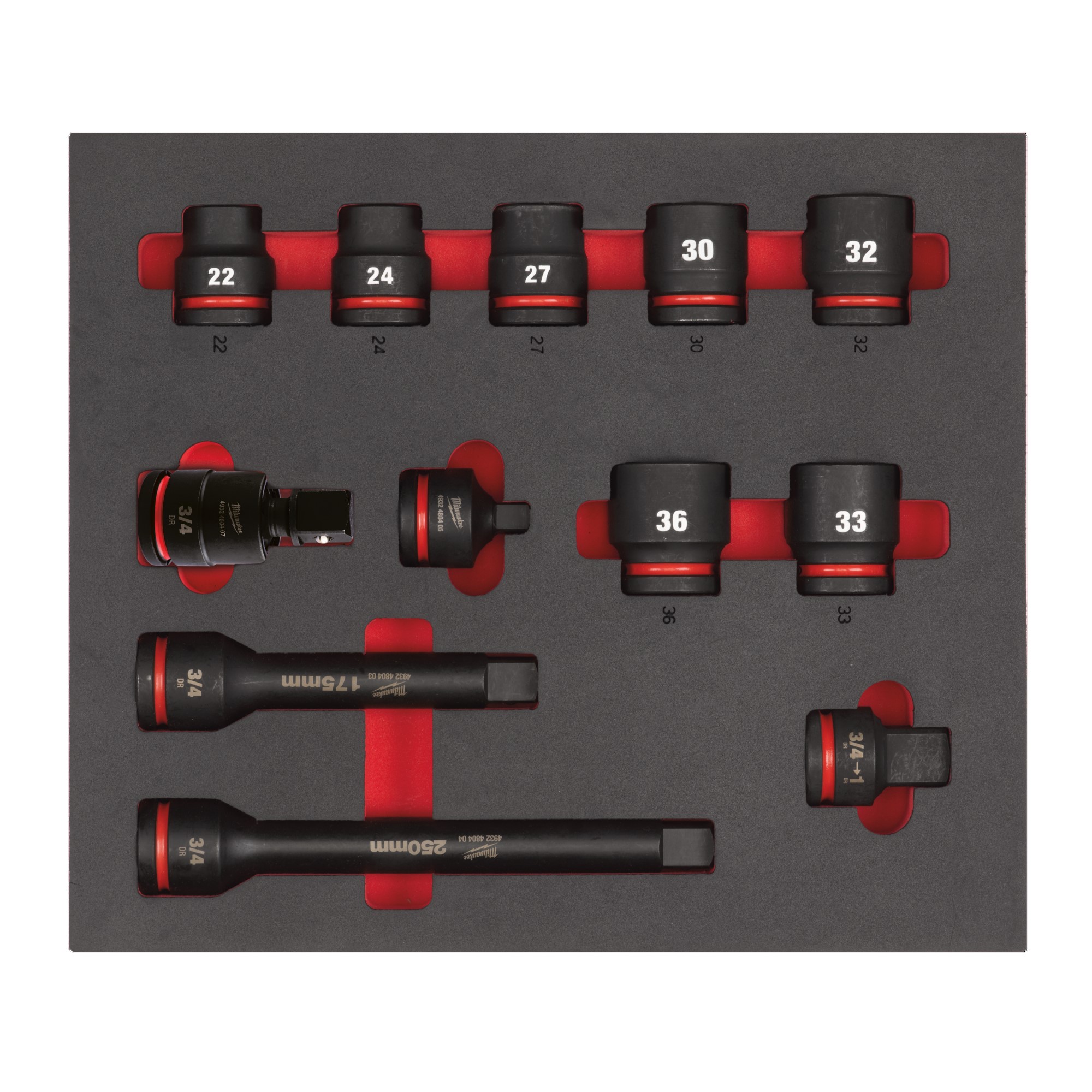 HYLSYSARJA MILWAUKEE 3/4IN STD FOAM 11KPL