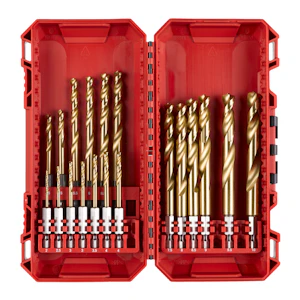 milwaukee Metal drill set milwaukee hssgtin po 19pcs