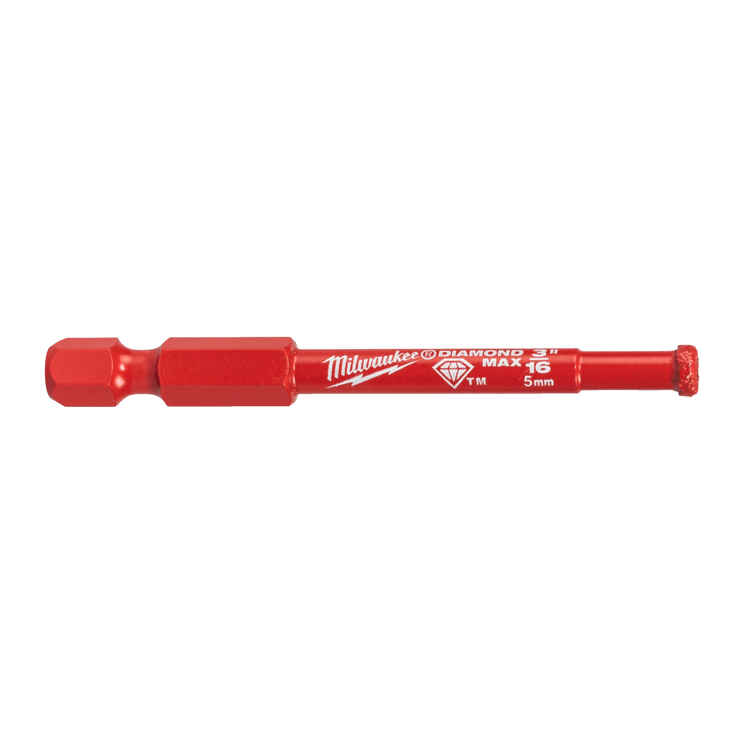 TEEMANTPUUR DIAMOND MAX HEX 1/4" 5mm