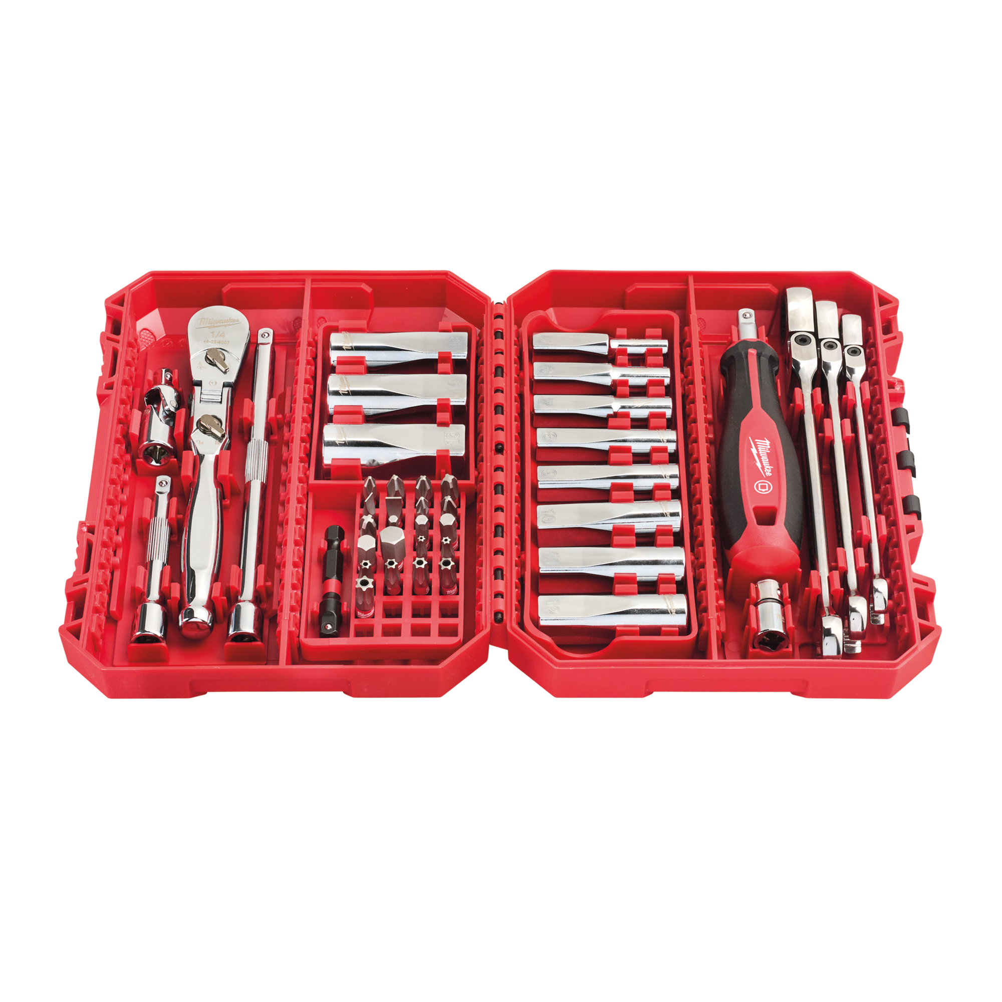 milwaukee Hylsysarja milwaukee 1/4in 42kpl