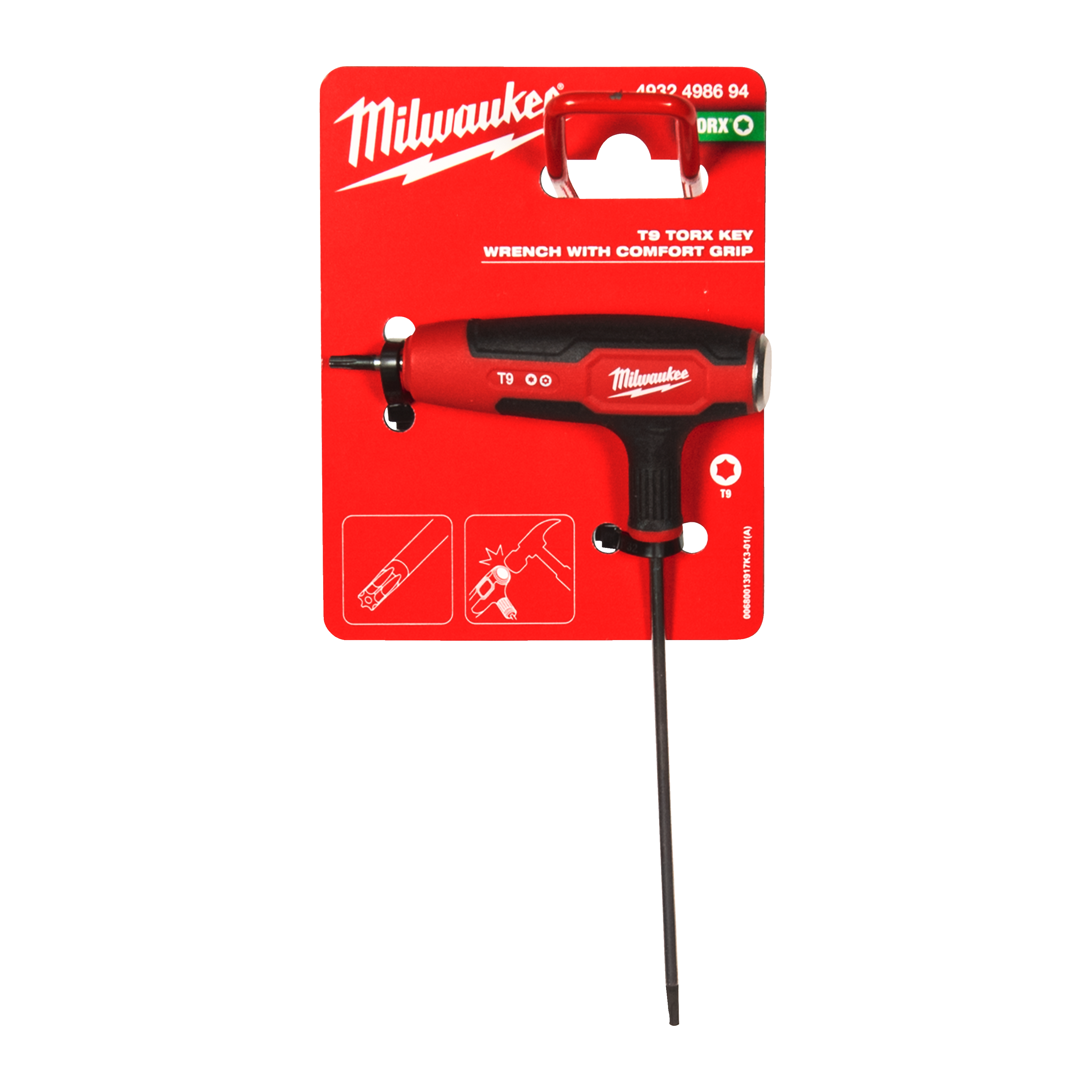 milwaukee Torx key milwaukee comfort grip t9