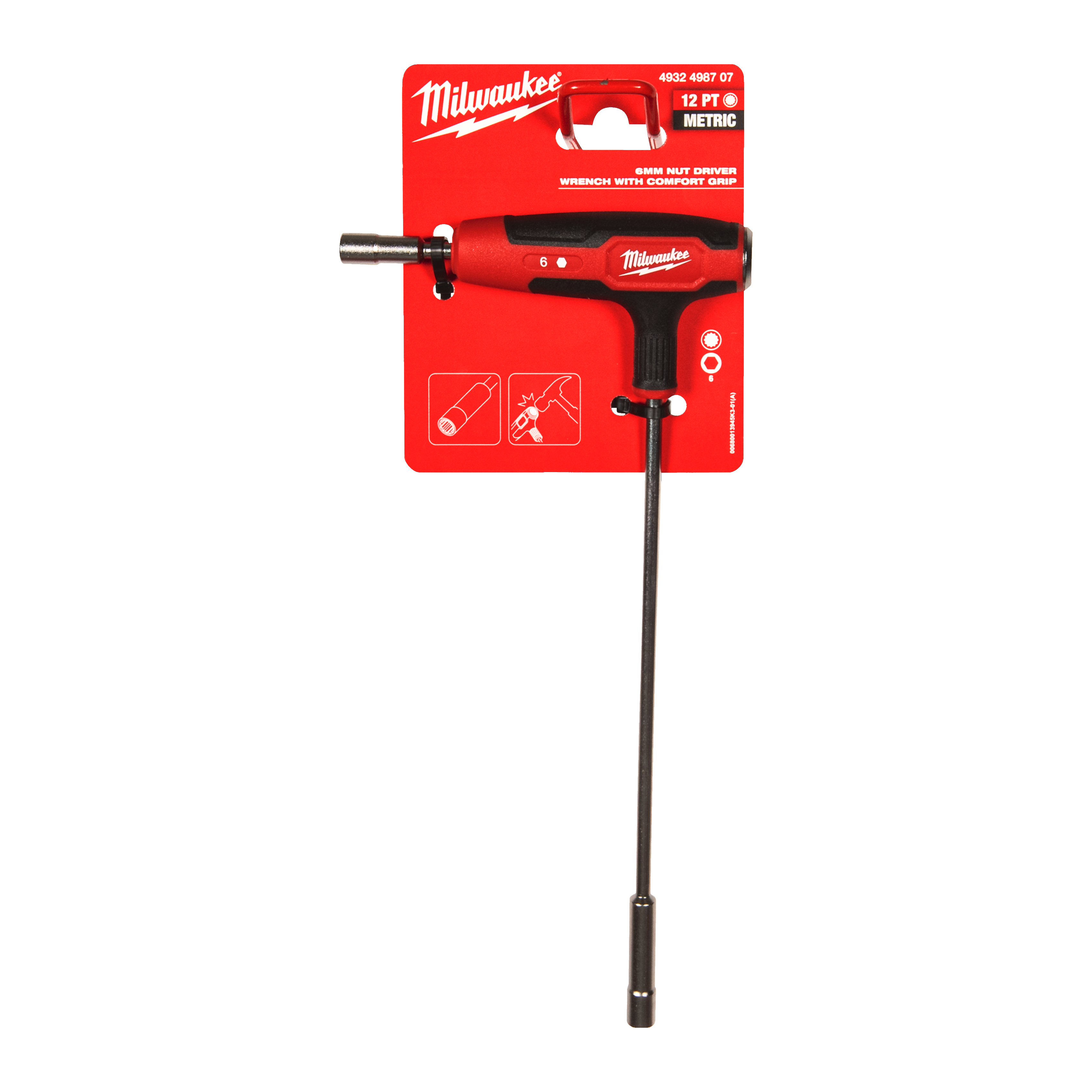 milwaukee Hylsnyckel milwaukee t-handtag 6mm