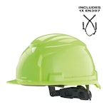 HARD HAT MILWAUKEE BOLT100YELLOW UNVENTED