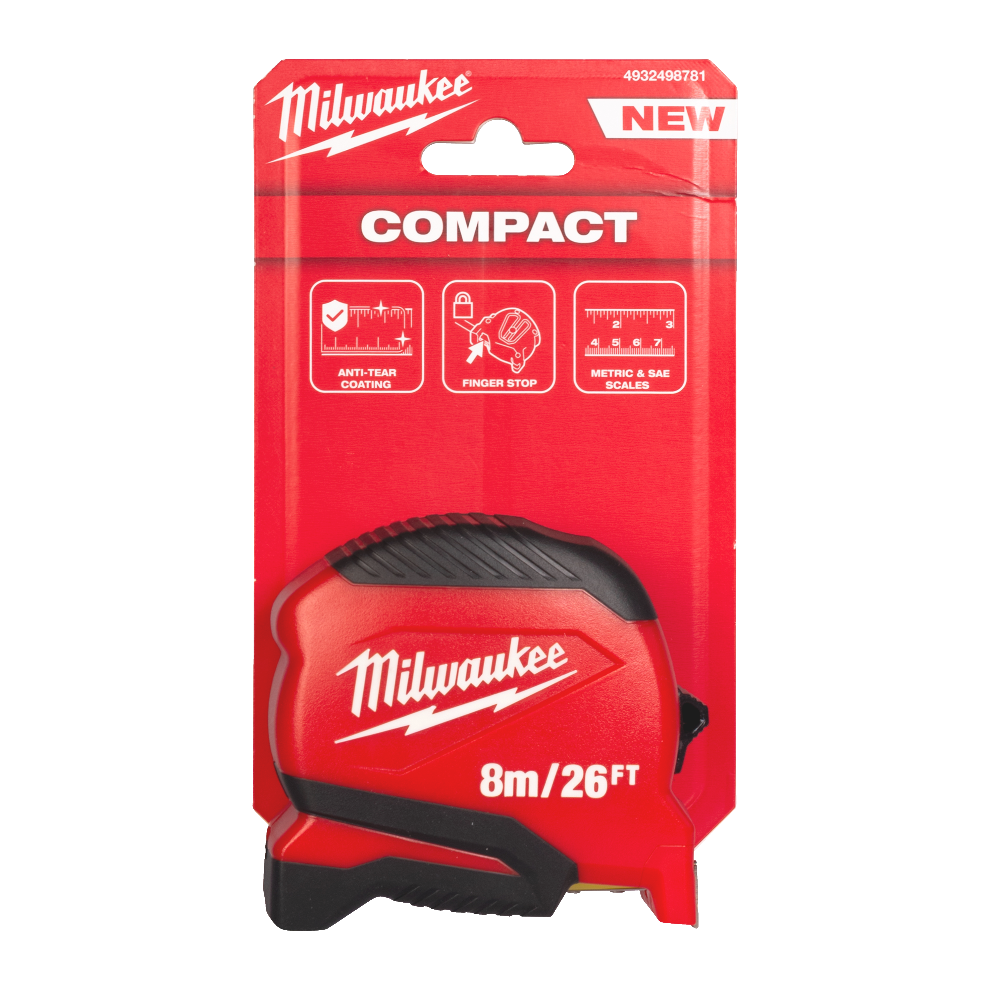 milwaukee Rullamitta milwaukee kompakti gen2 8m/26ft