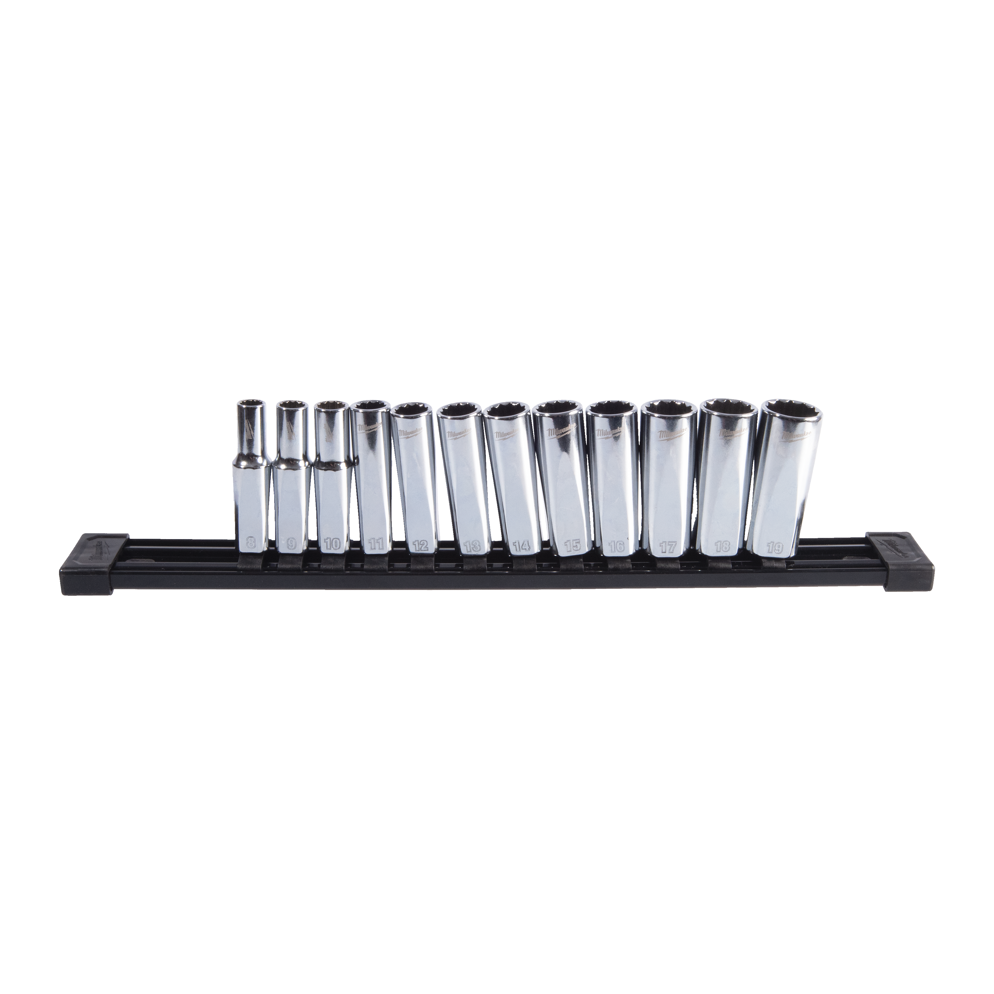 HYLSYSARJA MILWAUKEE PITKÄT 12-KULMA 3/8 12KPL