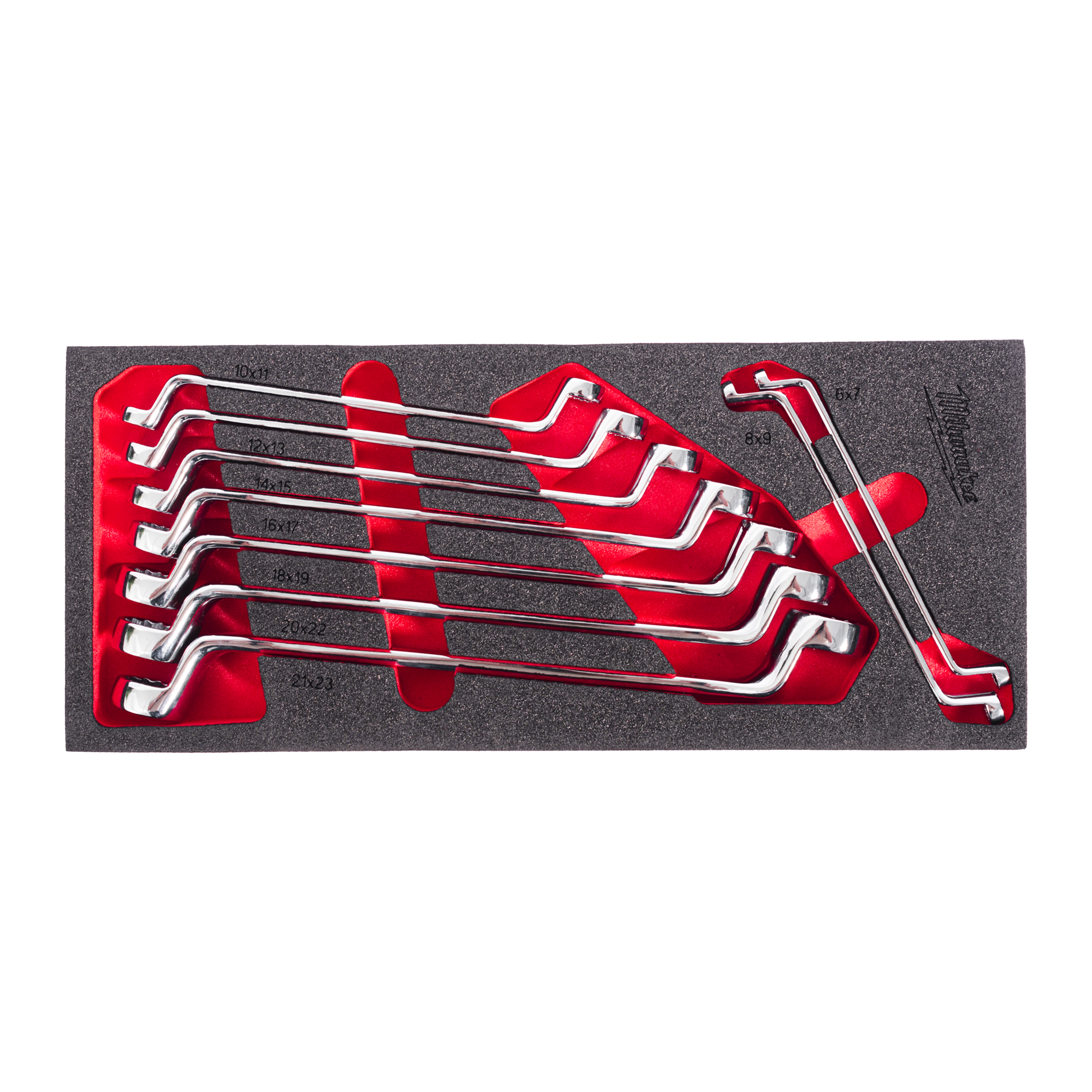 SPANNER SET MILWAUKEE OFFSET FOAM TOOLGUARD 9P