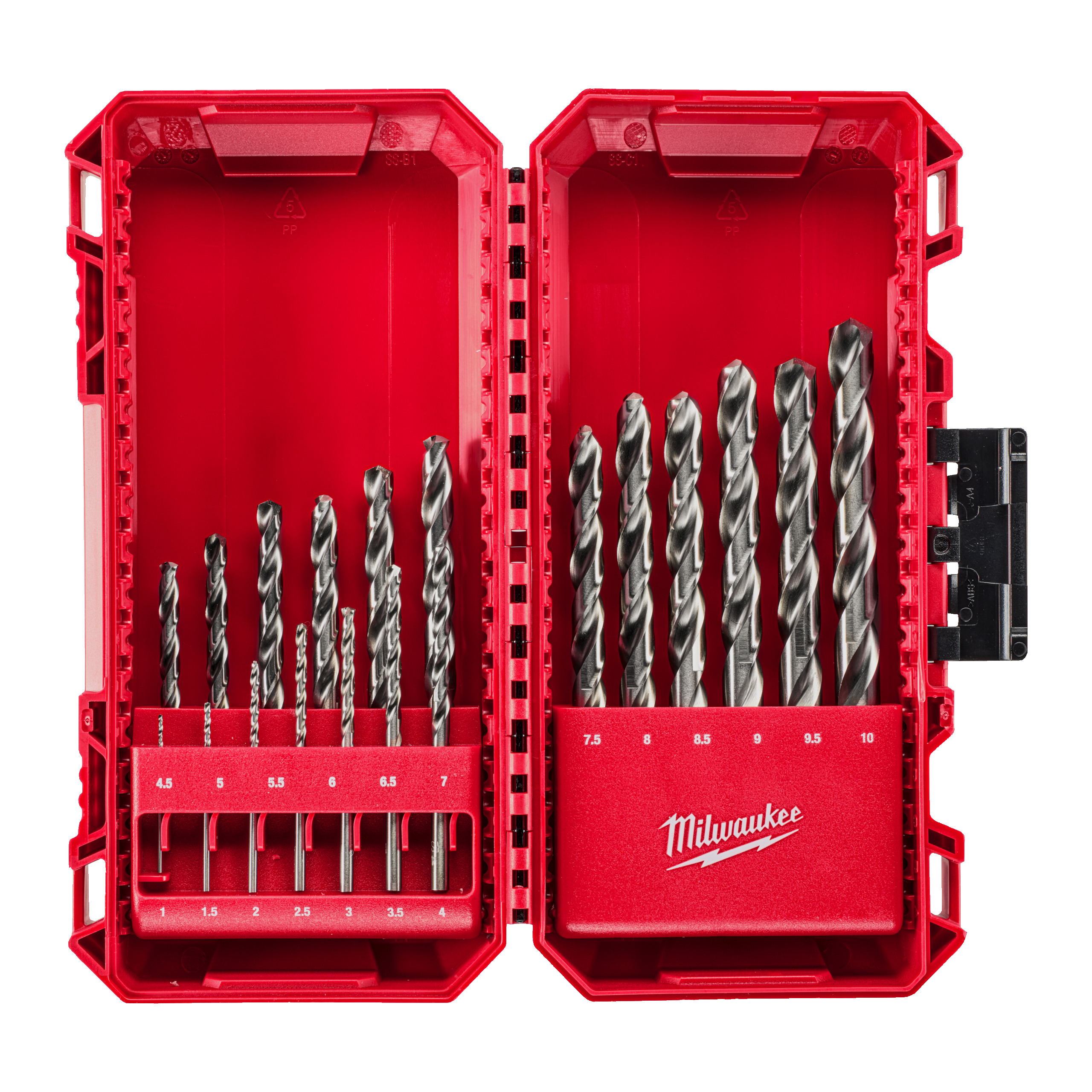 milwaukee Drill set milwaukee metal hssg tw 19p