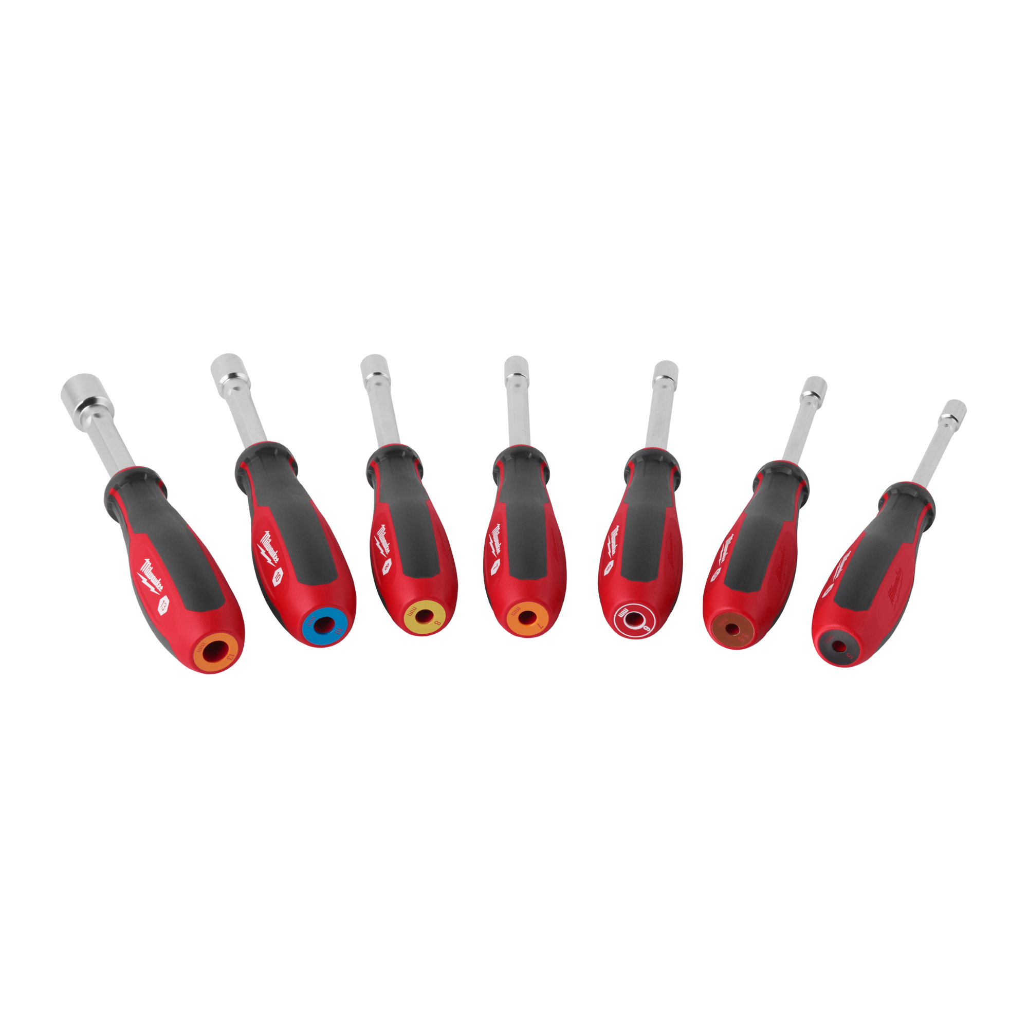 NUT DRIVER SET MILWAUKEE HOLLOW MAGNETIC 7P