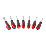 NUT DRIVER SET MILWAUKEE HOLLOW MAGNETIC 7P