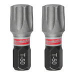 SCREWDRIVER BIT MILWAUKEE SHW TX50 25MM 3P