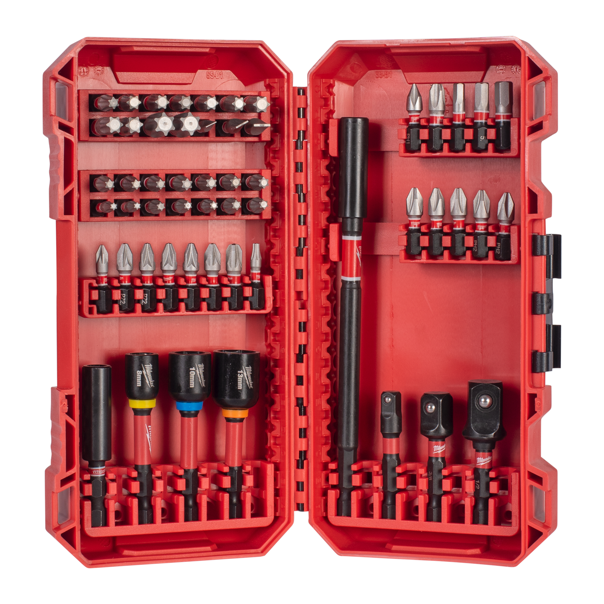 SCREWDRIVER BIT SET MILWAUKEE SHW CD 54PC