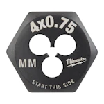 HEX DIE MILWAUKEE M4-0,75MM