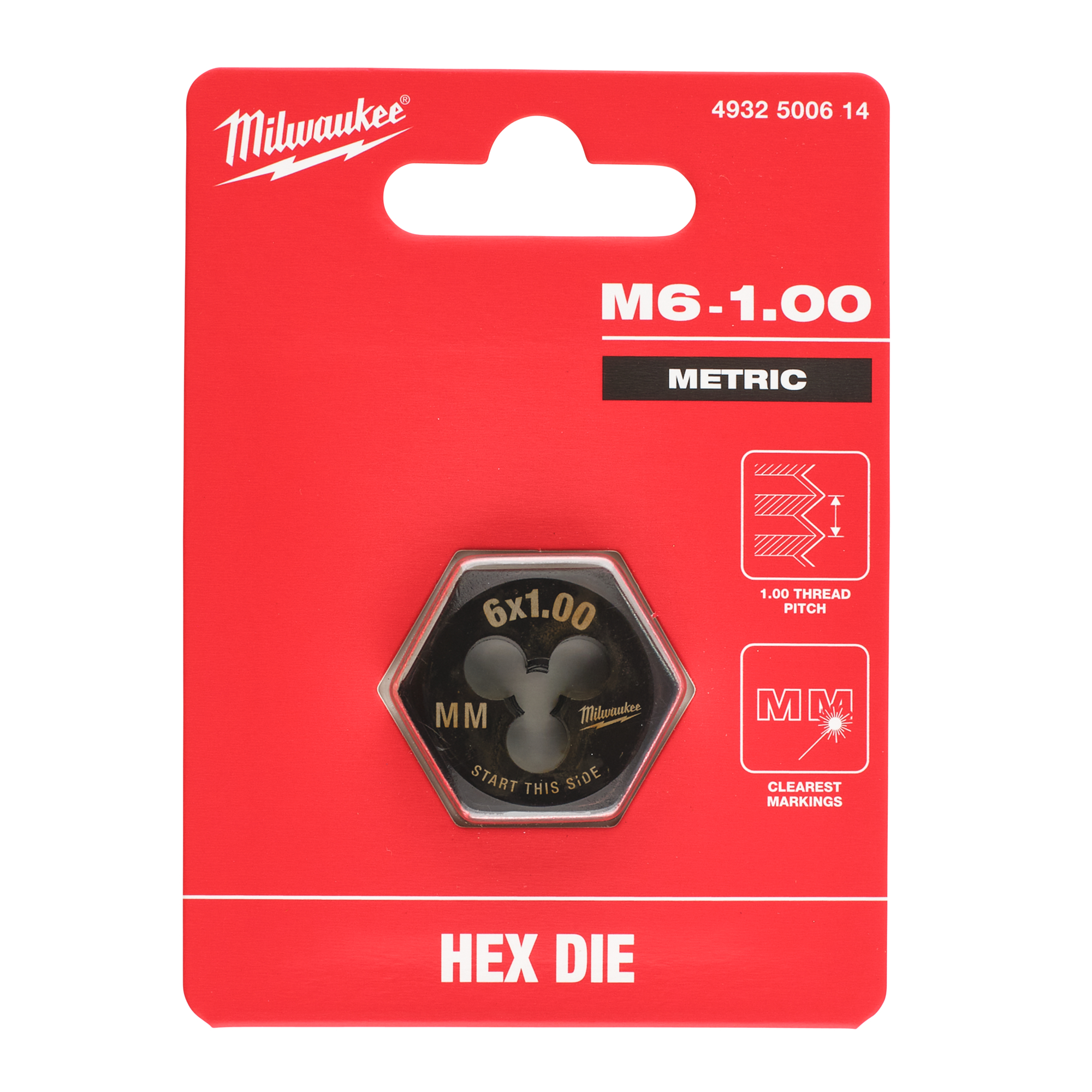 milwaukee Hex kierrepakka milwaukee m6-1,00mm