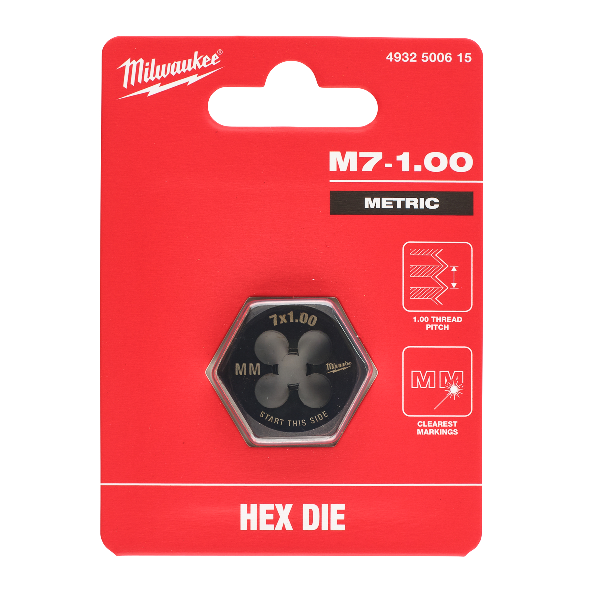 milwaukee Hex kierrepakka milwaukee m7-1,00mm