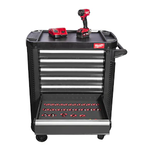 milwaukee Cabinet milwaukee rolling 78cm toolkit 246p grey