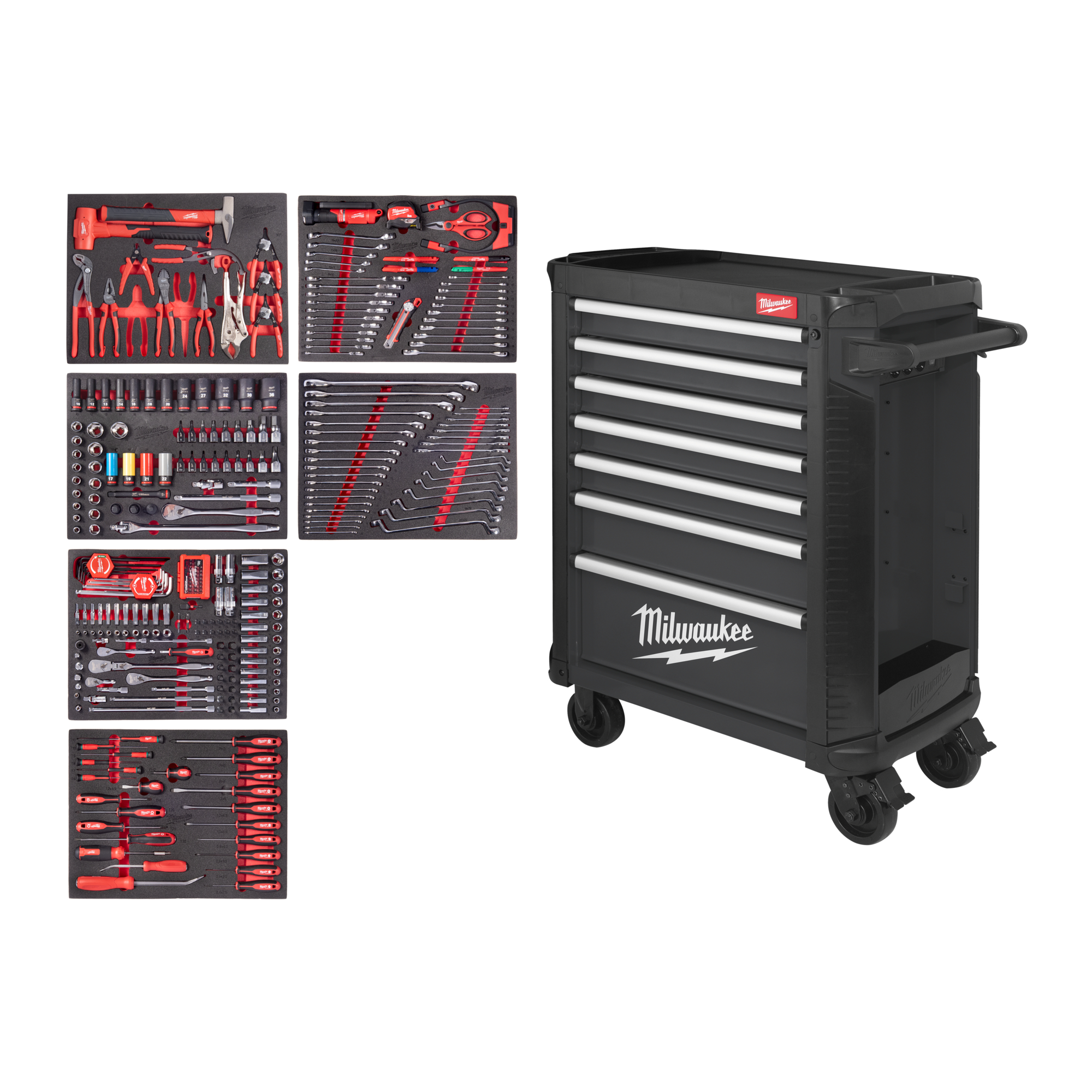 CABINET MILWAUKEE 78CM TOOLKIT GREY 337P