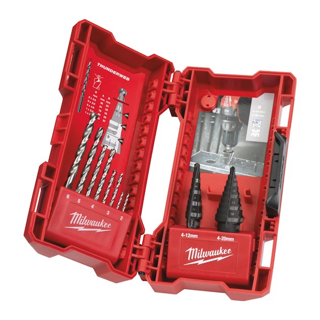MILWAUKEE STEP DRILL MILWAUKEE TH.WEB 10P | Metal Drill Bits And Sets ...
