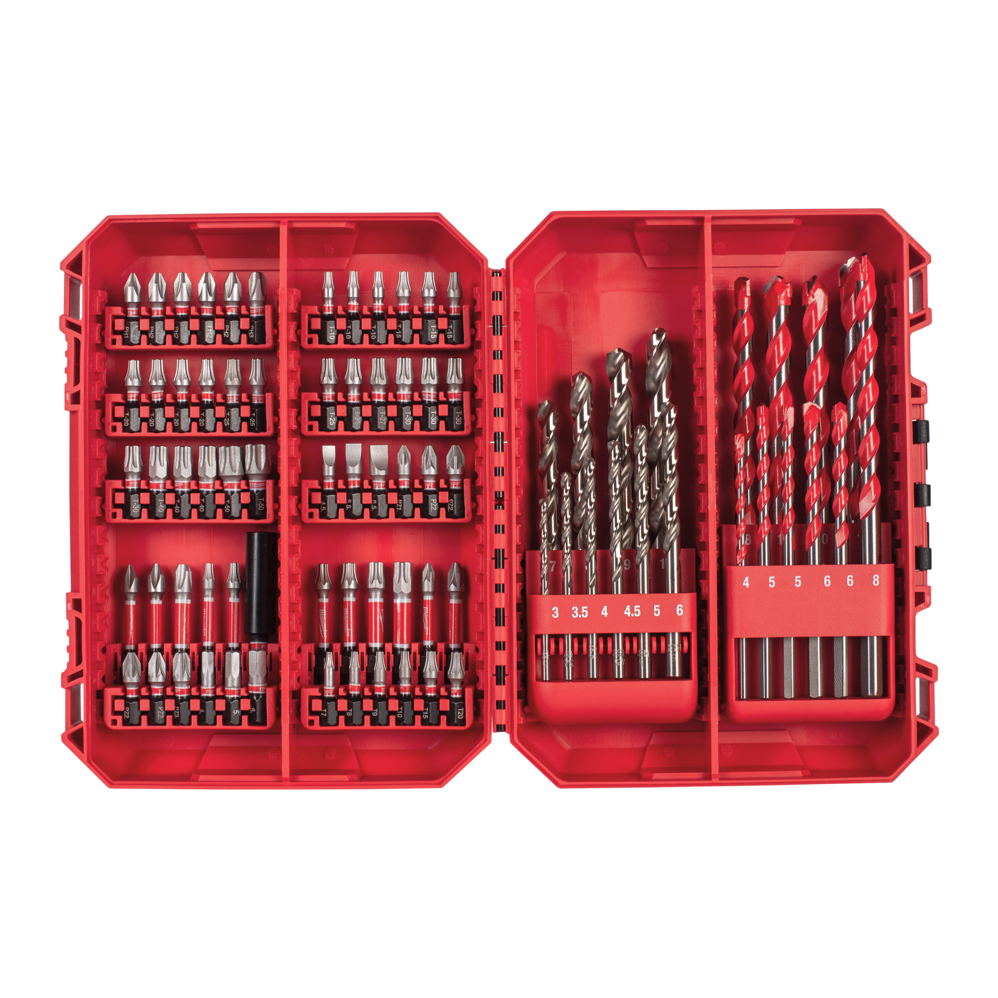 milwaukee Screwdriver bit set milwaukee shw d/d cd 80p