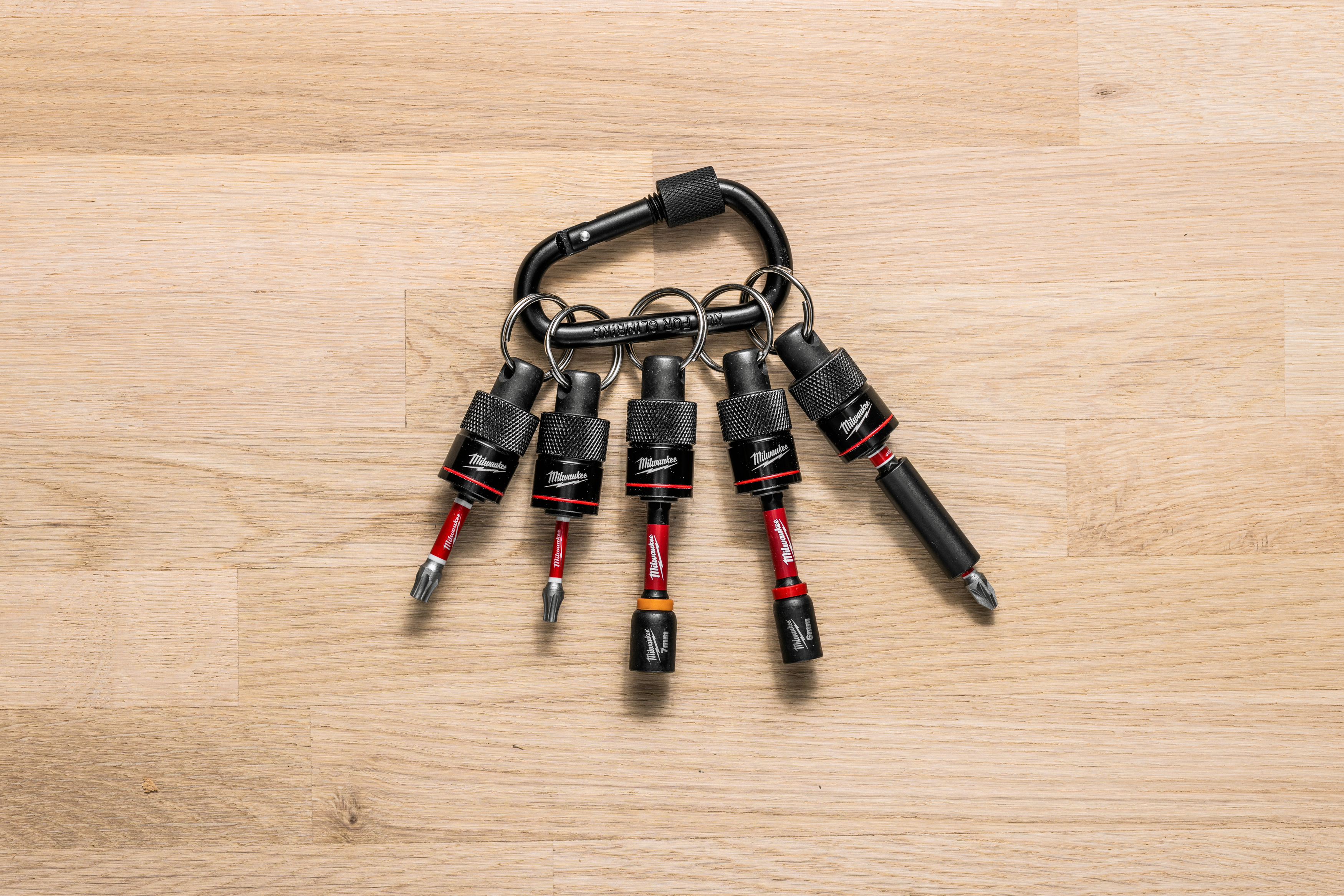 milwaukee Carabiner milwaukee shw 5pc bit holders