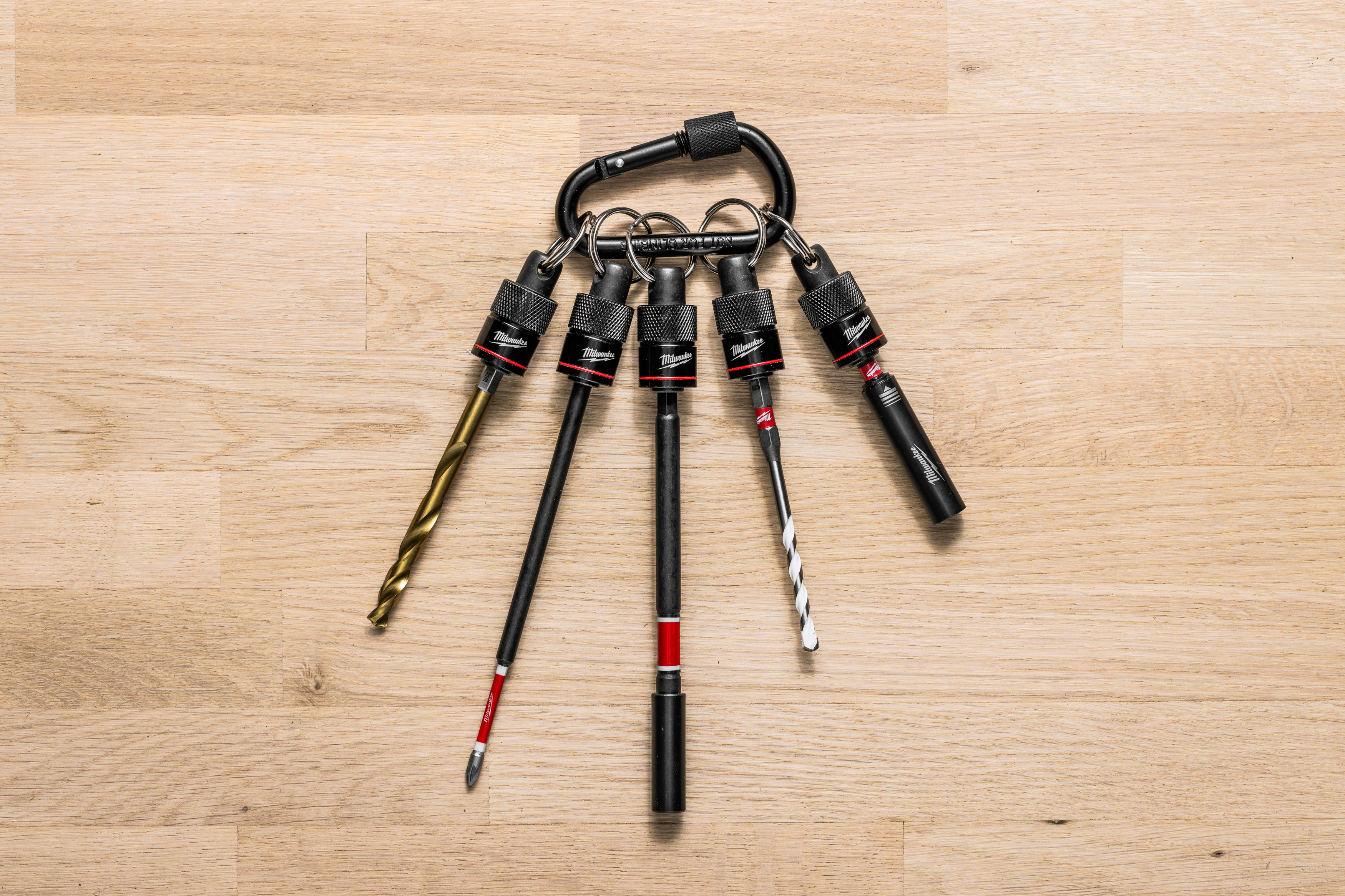 milwaukee Carabiner milwaukee shw 5pc bit holders