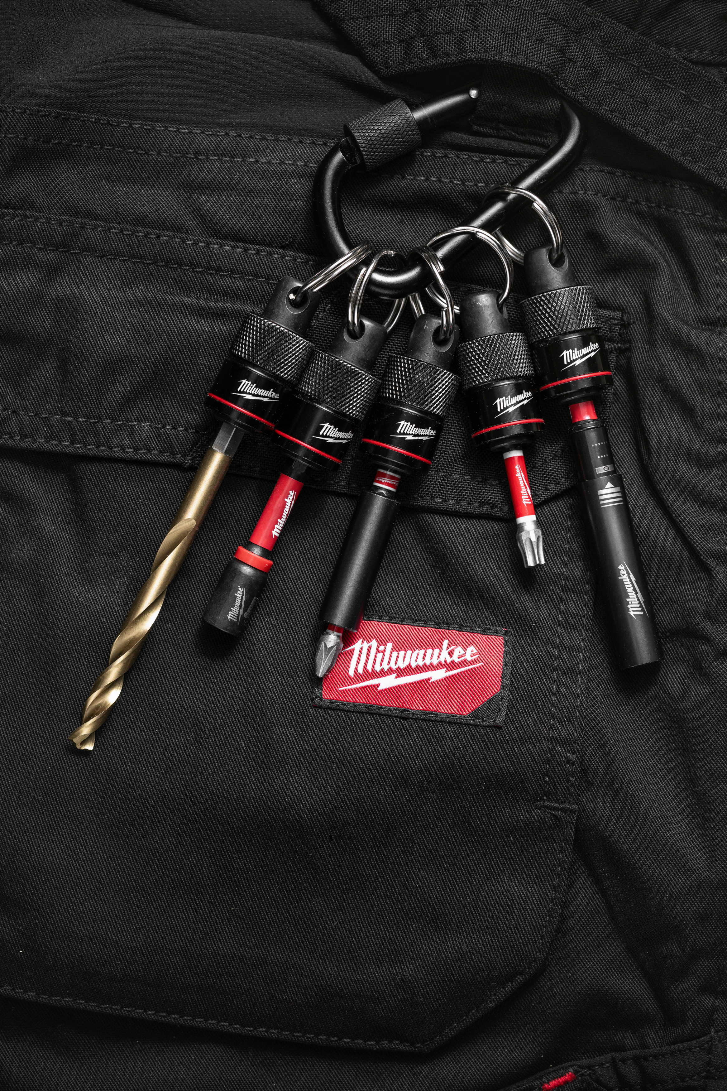 milwaukee Carabiner milwaukee shw 5pc bit holders