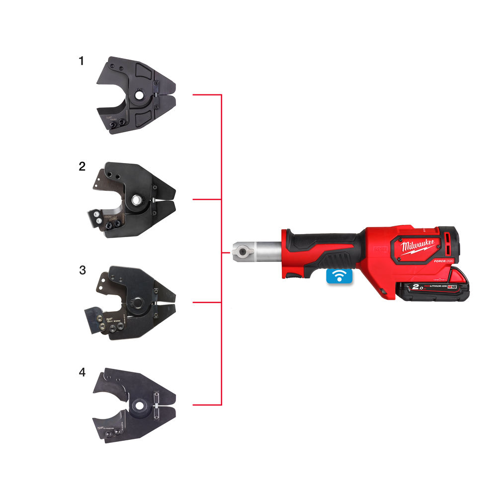 BAT.CABLE CUT MILWAUKEE M18ONEHCC0CCU/AL