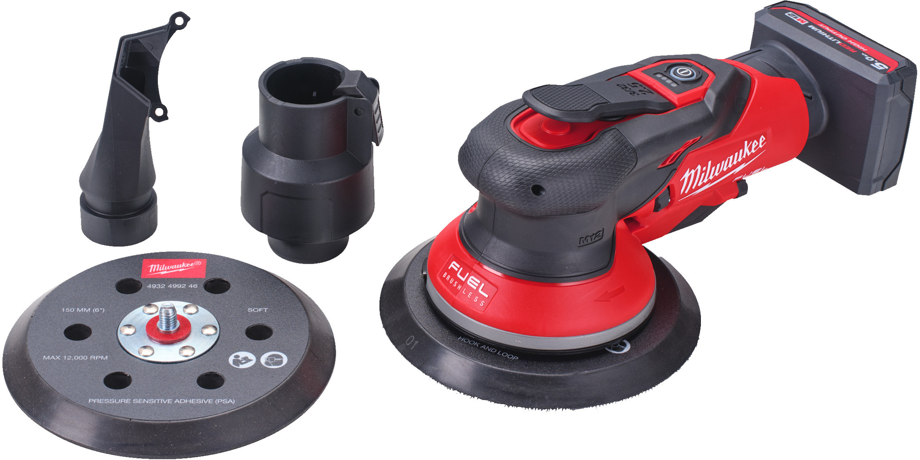 BAT ORBITAL SANDER MILWAUKEE M12 FROS2.5-502X