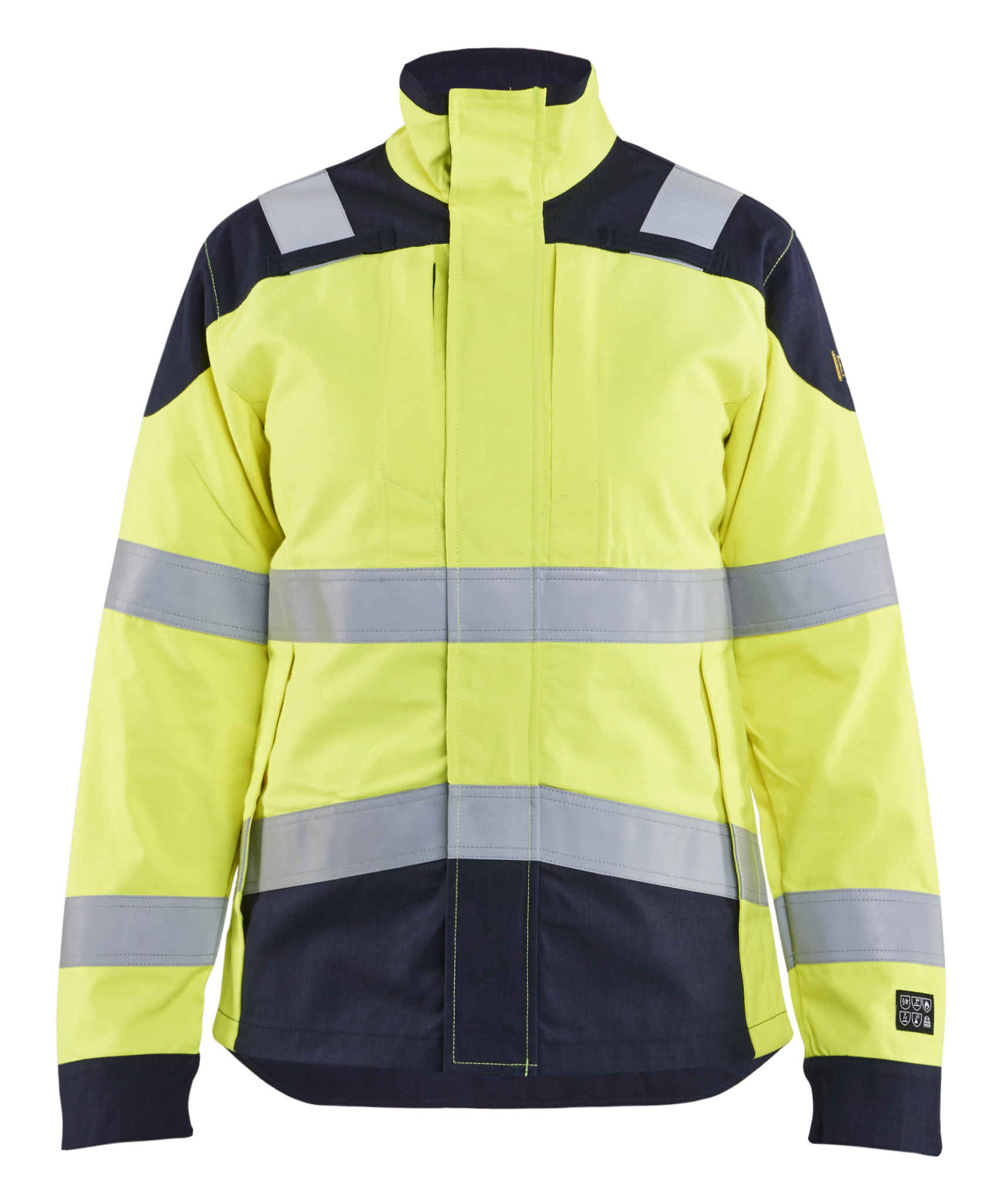 JACKET BLÅKLÄDER SIZE S YELLOW/NAVY BLUE