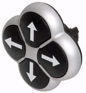 Trykknapp m/4 posisjoner, Imp. M22-D4-S-X7