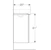 geberit Cabinet for washbasin smyle sq hickory, wood-texture